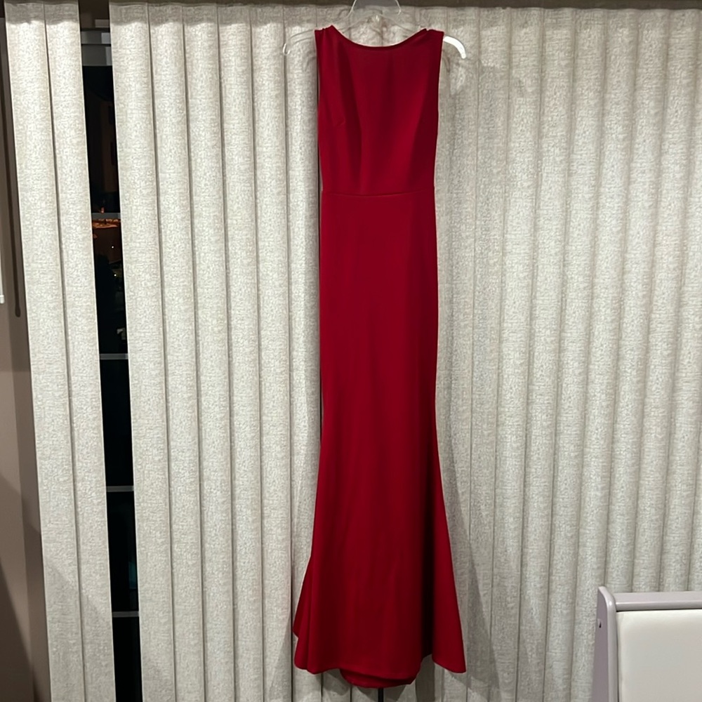 Red lovely day dress